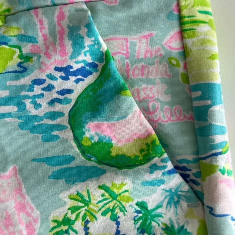 Lilly Pulitzer Women's Beaumont Honda Classic French Toile Golf Shorts Sz 2 - Picture 5 of 9